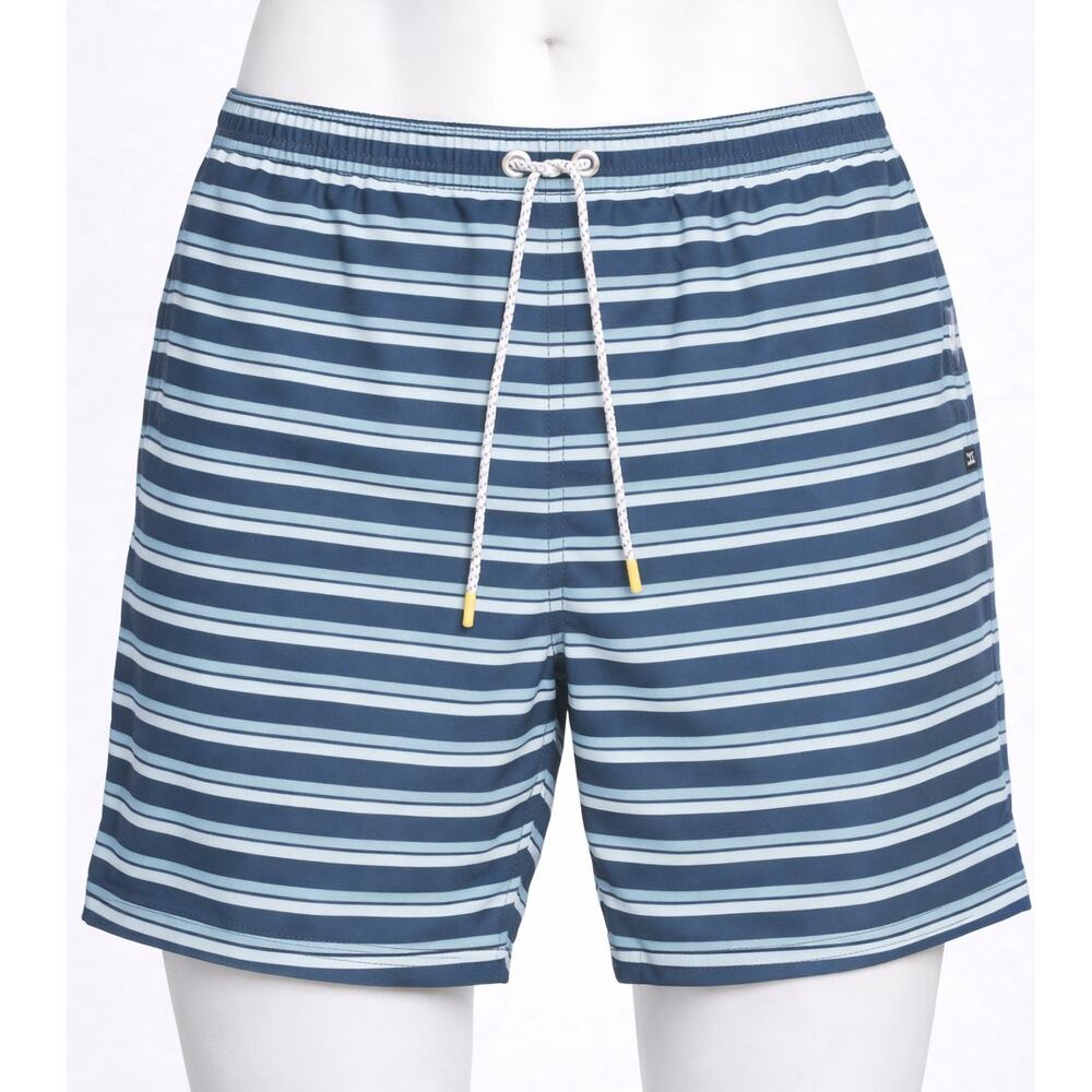 Bonobos Blue Stripe Swim Trunks Men’s Medium 9” Inseam
